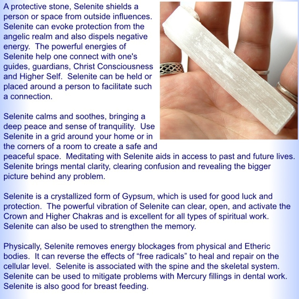 Selenite heart polished - Picture 3 of 3